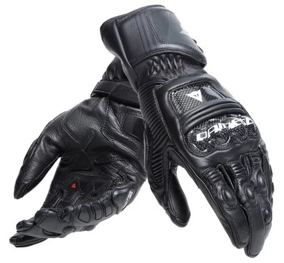 DAINESE 丹尼斯 DRUID 4 LEATHER GLOVES 長版羊皮手套 黑色